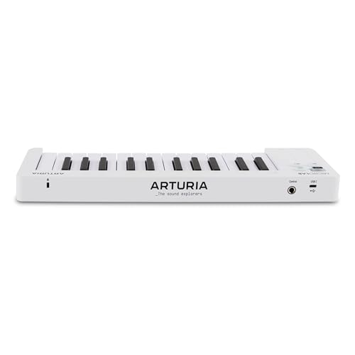 Arturia MicroLab Mk3 - Universal MIDI Controller for Music Production - White