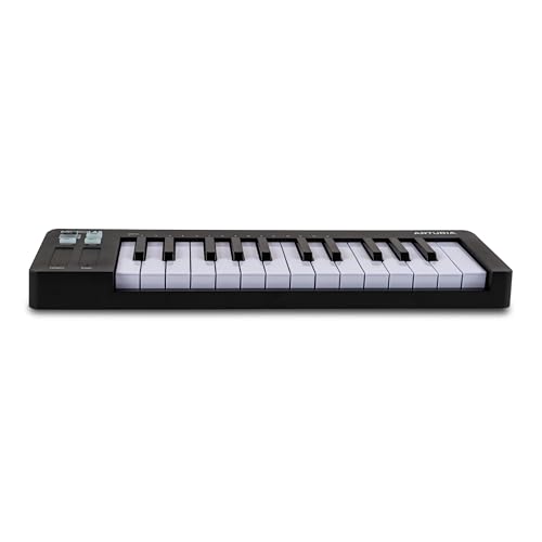 Arturia MicroLab Mk3 - Universal MIDI Controller for Music Production - Black