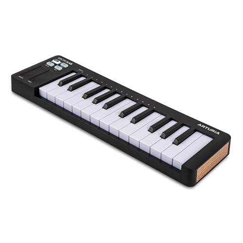 Arturia MicroLab Mk3 - Universal MIDI Controller for Music Production - Black
