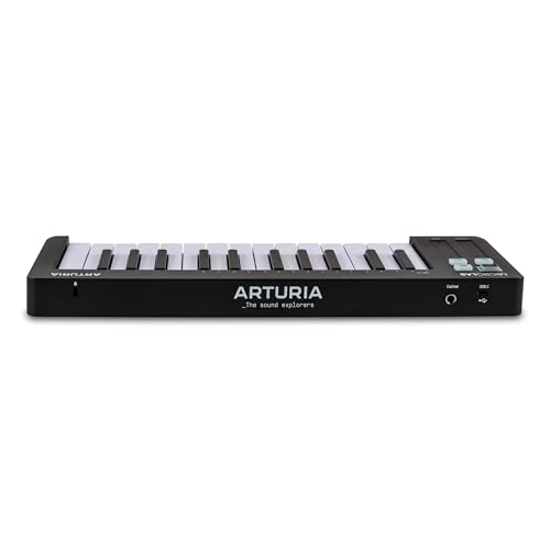 Arturia MicroLab Mk3 - Universal MIDI Controller for Music Production - Black