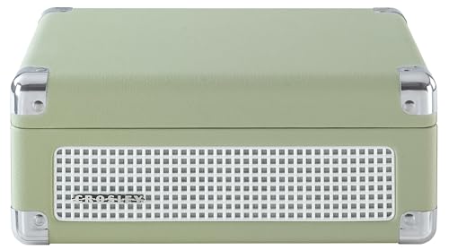 Crosley CR3505A-MT Cruiser Retro Portable CD Player with Stereo Bluetooth Speakers and FM Radio, Mint