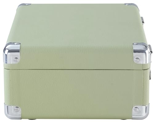 Crosley CR3505A-MT Cruiser Retro Portable CD Player with Stereo Bluetooth Speakers and FM Radio, Mint