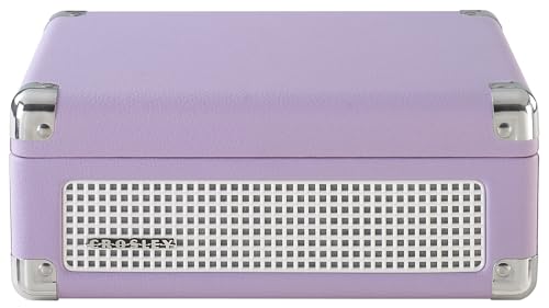 Crosley CR3505A-LN Cruiser Retro Portable CD Player with Stereo Bluetooth Speakers and FM Radio, Lavender