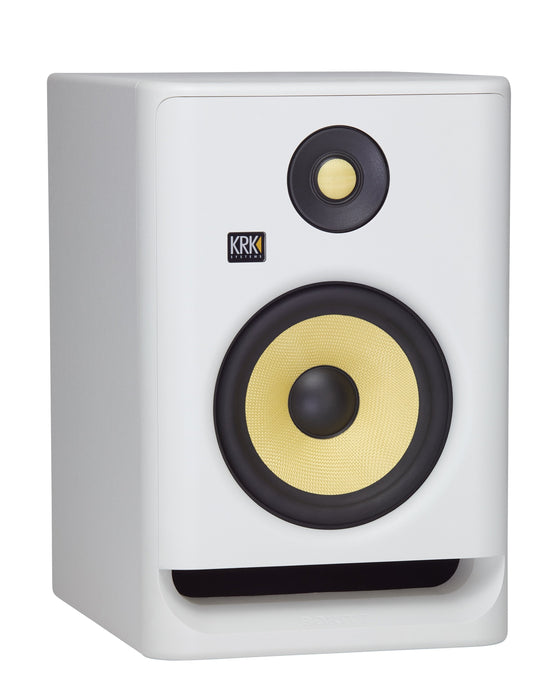 KRK ROKIT RP7 G4 Professional Bi-amp Studio Monitor, White Noise (Open Box)