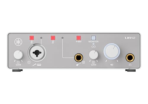Yamaha UR12MK3 2x2 USB-C Audio Interface (White)