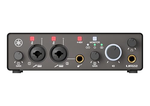 Yamaha UR22MK3 2x2 USB-C Audio Interface (Black)