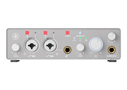 Yamaha UR22MK3 2x2 USB-C Audio Interface (White)