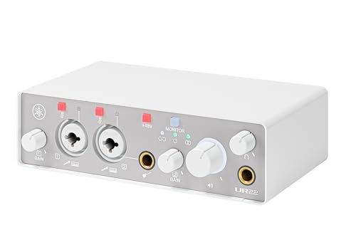 Yamaha UR22MK3 2x2 USB-C Audio Interface (White)
