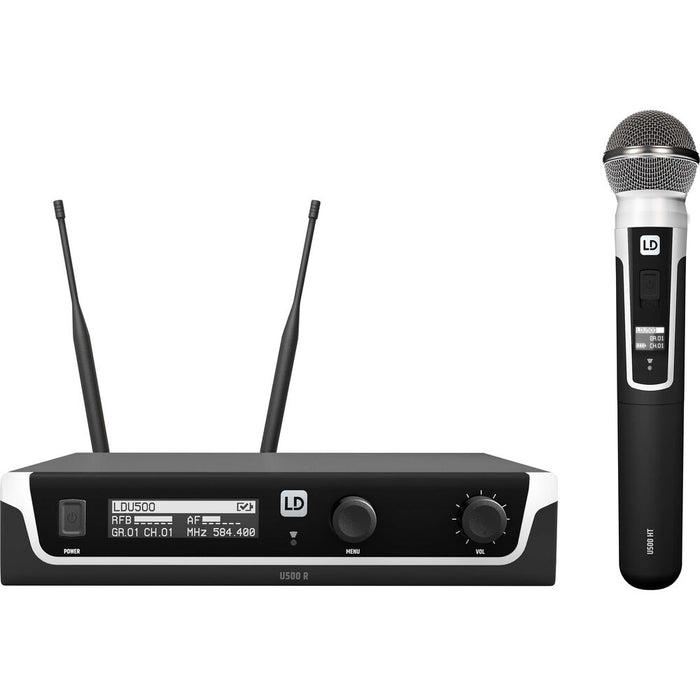 LD Systems U505 HHD - Wireless Microphone System with Dynamic Handheld Microphone - 514 - 542 MHz