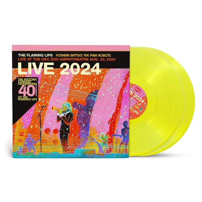 Flaming Lips, The - Yoshimi Battles The Pink Robots - 
Live at the Zoo Amphitheatre, 
Oklahoma City, August 30, 2024 - Vinyl LP(x2) - RSD - Black Friday 2025