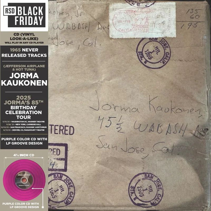 Kaukonen, Jorma - Wabash Avenue - CD - RSD - Black Friday 2025