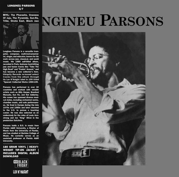 Parsons, Longineu - Longineu Parsons - Vinyl LP - RSD - Black Friday 2025