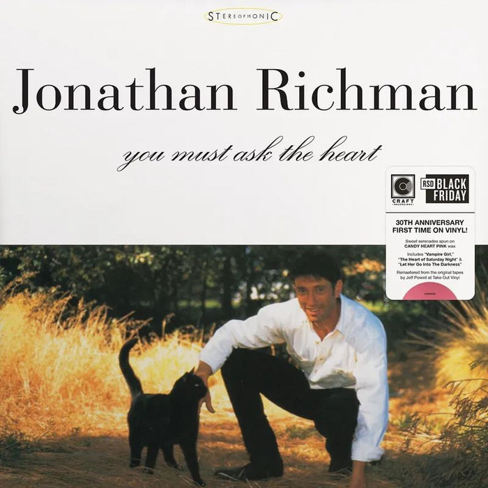 Richman, Jonathan - You Must Ask The Heart (30th Anniversary) [Candy Heart LP] - Vinyl LP - RSD - Black Friday 2025