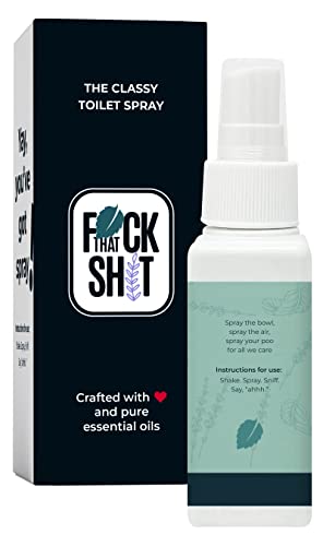 CraySpray Classy Toilet Spray - Bathroom Poo Spray with Pure Natural Essential Oils (Spearmint Lavender)