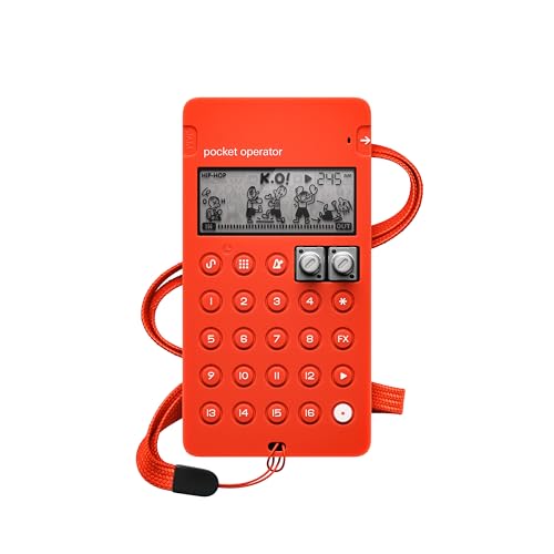 Teenage Engineering CA-X Silicone Pro Case for Pocket Operator PO-133 Street Fighter (Red)