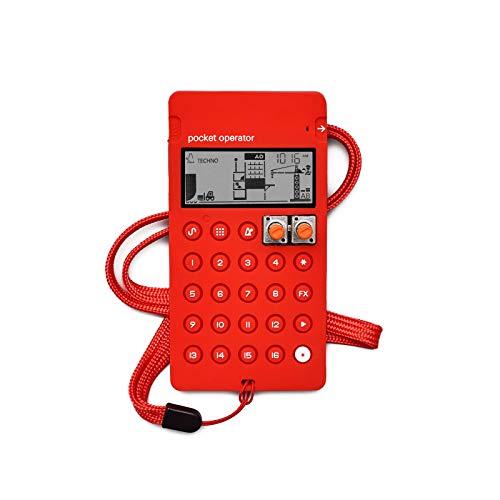 Teenage Engineering CA-X Silicone Pro Case for Pocket Operator PO-133 Street Fighter (Red)