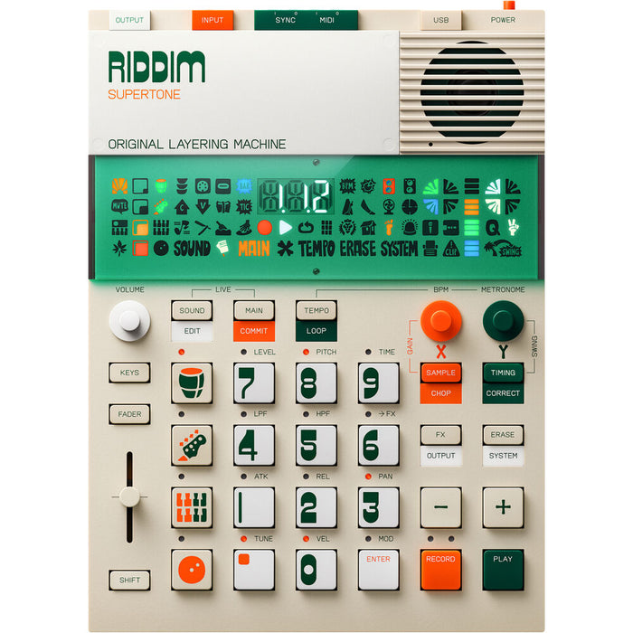 Teenage Engineering EP-40 RIDDIM Sampler Composer + EP-2350 TING Handheld Microphone Launch Kit