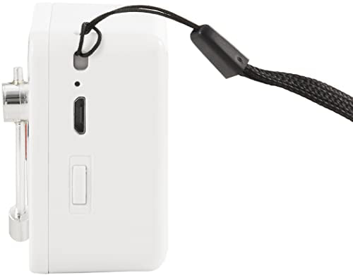 Crosley CR3029A-WH Portable Mini Turntable Bluetooth Speaker, White