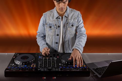 AlphaTheta DDJ-GRV6 4-Channel DJ Controller with Decksaver DDJ-GRV6 Protective Cover
