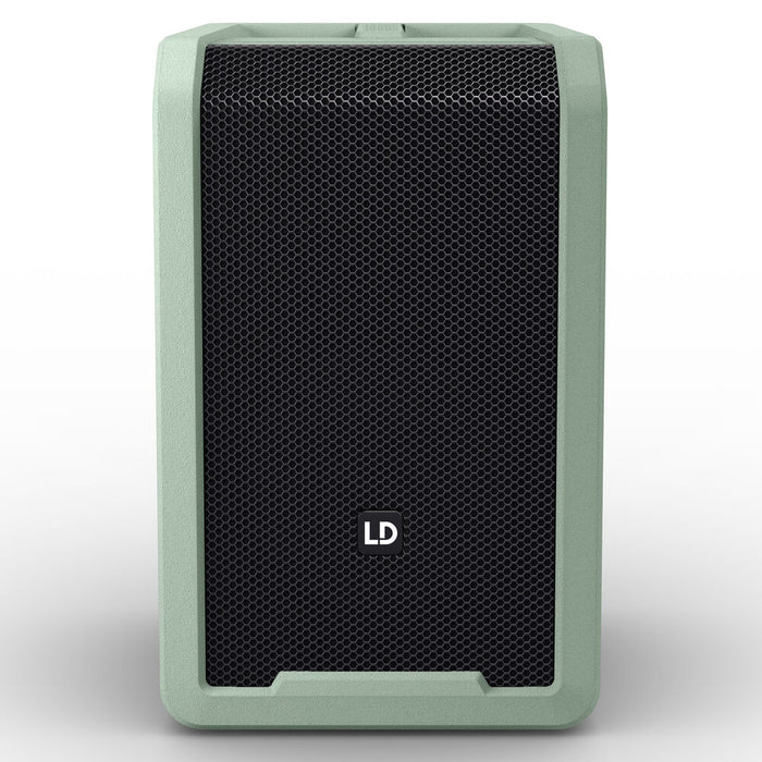 LD Systems ANNY 8 Portable 8" Bluetooth PA Speaker with Battery Power and Mixer (Green)