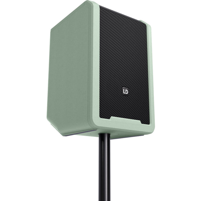 LD Systems ANNY 8 Portable 8" Bluetooth PA Speaker with Battery Power and Mixer (Green)