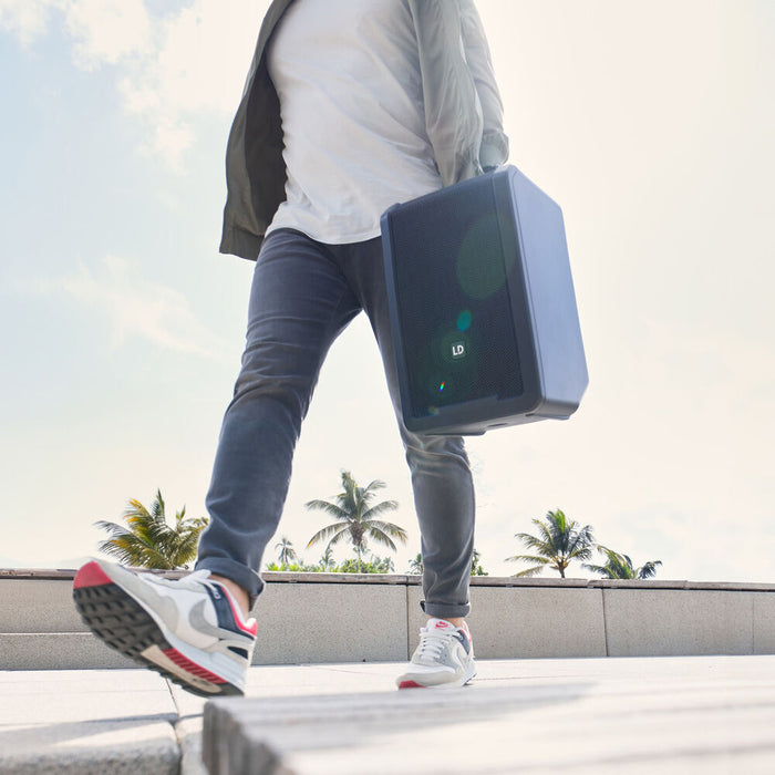 LD Systems ANNY 8 Portable 8" Bluetooth PA Speaker with Battery Power and Mixer (Green)