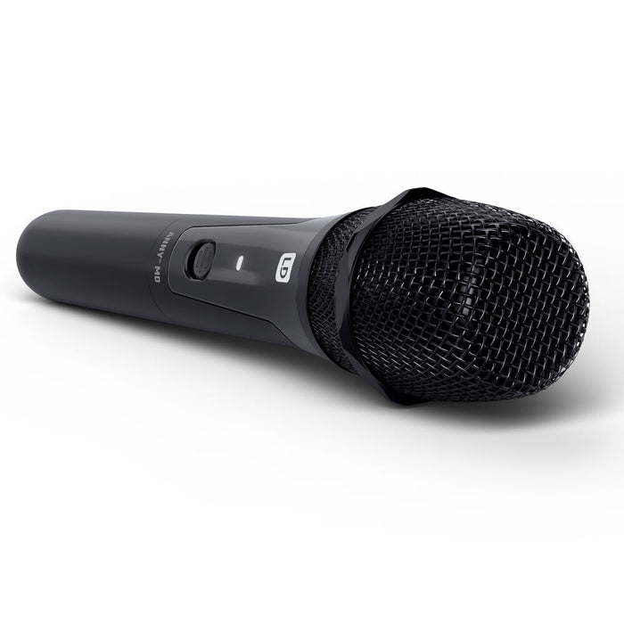 LD Systems ANNY 8 Portable 8" Battery-Powered Bluetooth PA Speaker with Handheld Wireless Mic (Gray)