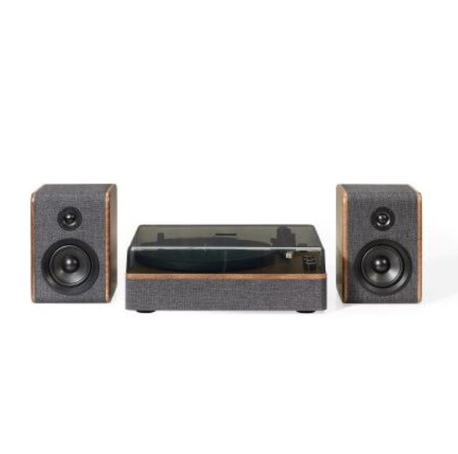 Crosley - Nocturne Record Player With Speakers - Charcoal