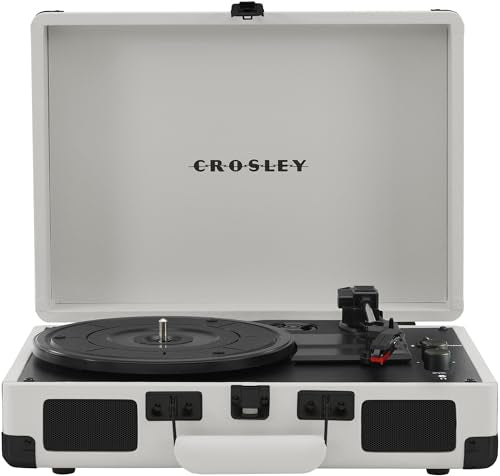 Crosley - Cruiser Plus Turntable With Bluetooth - White Farmhouse