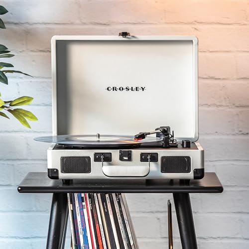 Crosley - Cruiser Plus Turntable With Bluetooth - White Farmhouse
