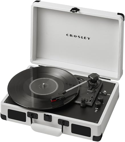 Crosley - Cruiser Plus Turntable With Bluetooth - White Farmhouse