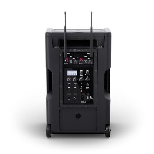 LD Systems ANNY 10 HHD2 Battery-Powered Bluetooth 10" PA Speaker with 2 Handheld Microphones (B51: 512 to 542 MHz)