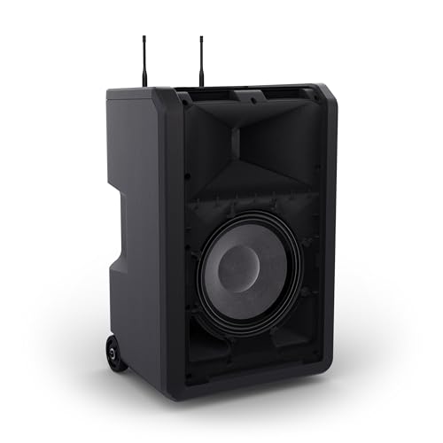 LD Systems ANNY 10 HHD2 Battery-Powered Bluetooth 10" PA Speaker with 2 Handheld Microphones (B51: 512 to 542 MHz)