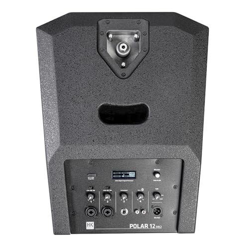 HK AUDIO Polar 12 MK2 2000W Powered Column PA with 12" Sub (Black)