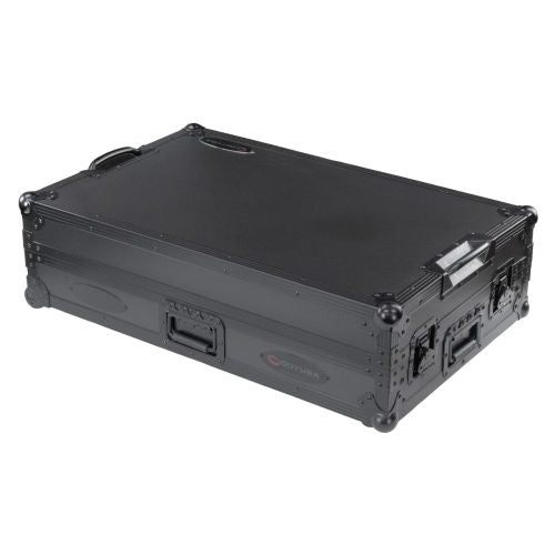 Pioneer DJ DDJ-FLX10-W - 4-channel DJ controller + Odyssey Black Label DDJ-FLX10 1U Flight Case with Glide Style Laptop Platform and Corner Wheels