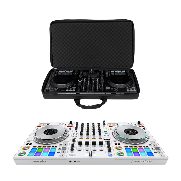 Pioneer DJ DDJ-FLX10-W - 4-channel DJ controller + Headliner Pro-Fit Case