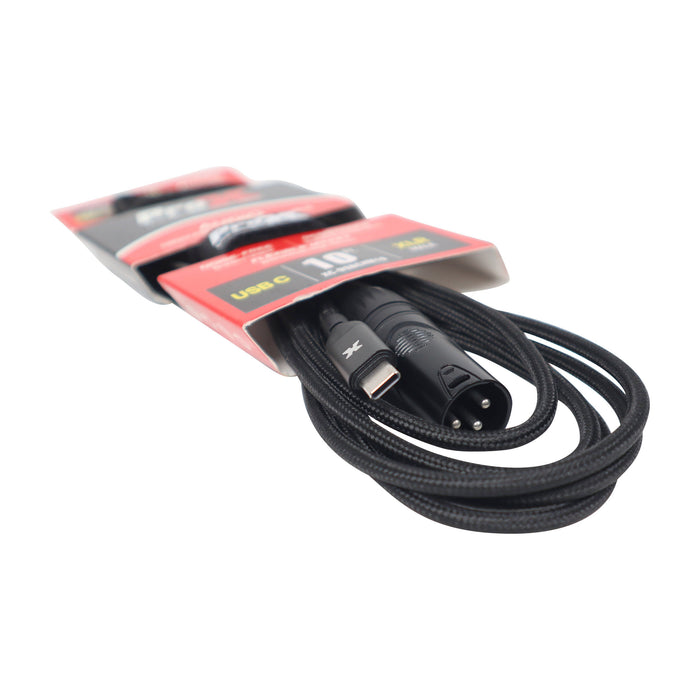 ProX XC-USBCXM10 USB-C to XLR-M Audio Cable - 10 Feet