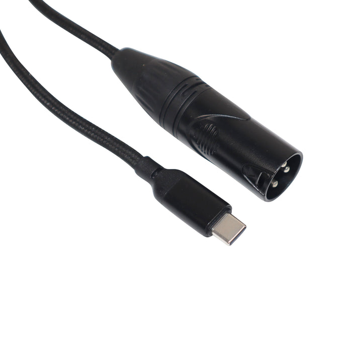 ProX XC-USBCXM10 USB-C to XLR-M Audio Cable - 10 Feet