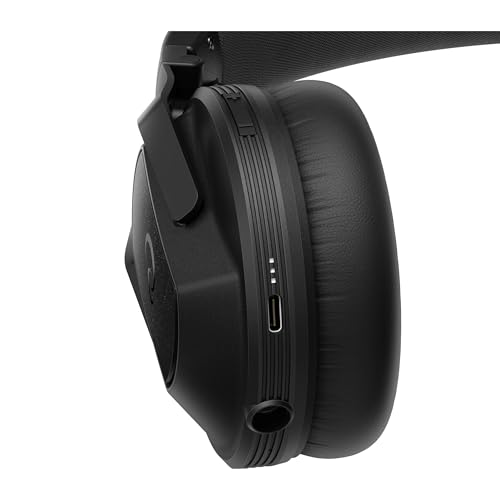 AlphaTheta HDJ-F10-TX Professional Wireless DJ Headphones with Transmitter (Open Box)