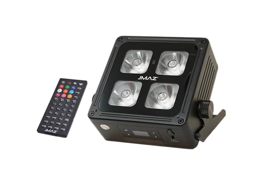 JMAZ MAD PAR 4IP Battery-Powered Outdoor RGBWA+UV LED Light with Wireless DMX (6-Pack)