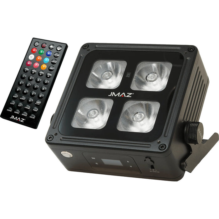 JMAZ MAD PAR 4IP Battery Powered Outdoor RGBWA+UV LED Light with Wireless DMX
