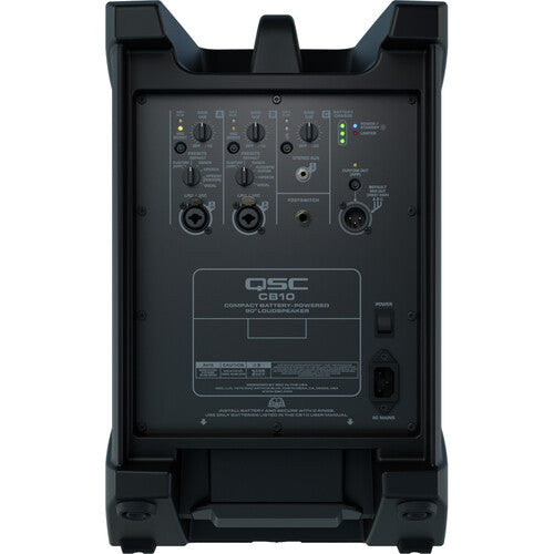 QSC CB10 Battery-Powered 10" Portable Loudspeaker