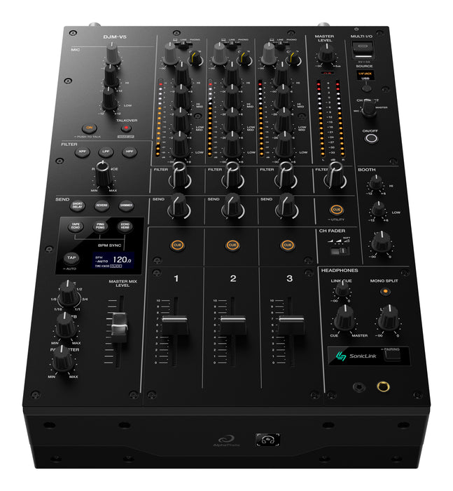 AlphaTheta DJM-V5 Next-generation 3-channel DJ mixer