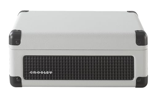 Crosley CR3505DP-WF Cruiser Retro Portable CD Player with Stereo Bluetooth Speakers and FM Radio, White Farmhouse (Open Box)