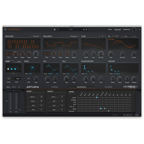 Arturia MiniFreak 6-voice polyphonic hybrid synthesizer (Open Box)