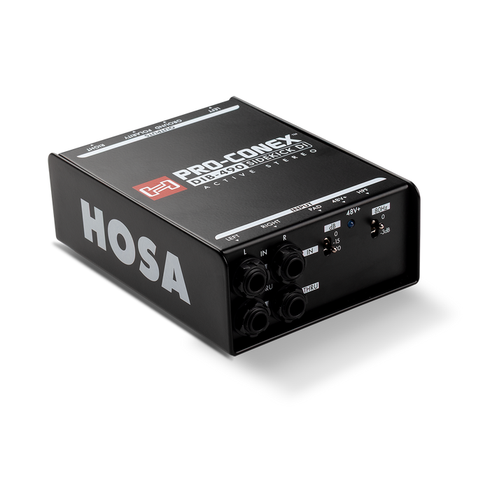 Hosa Pro-Conex Sidekick Active Stereo Direct Box – DIB-490