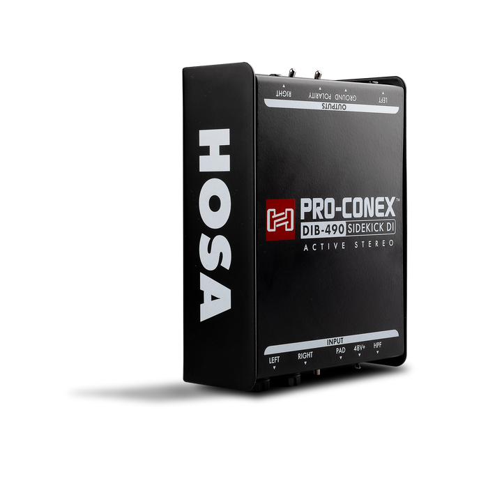 Hosa Pro-Conex Sidekick Active Stereo Direct Box – DIB-490