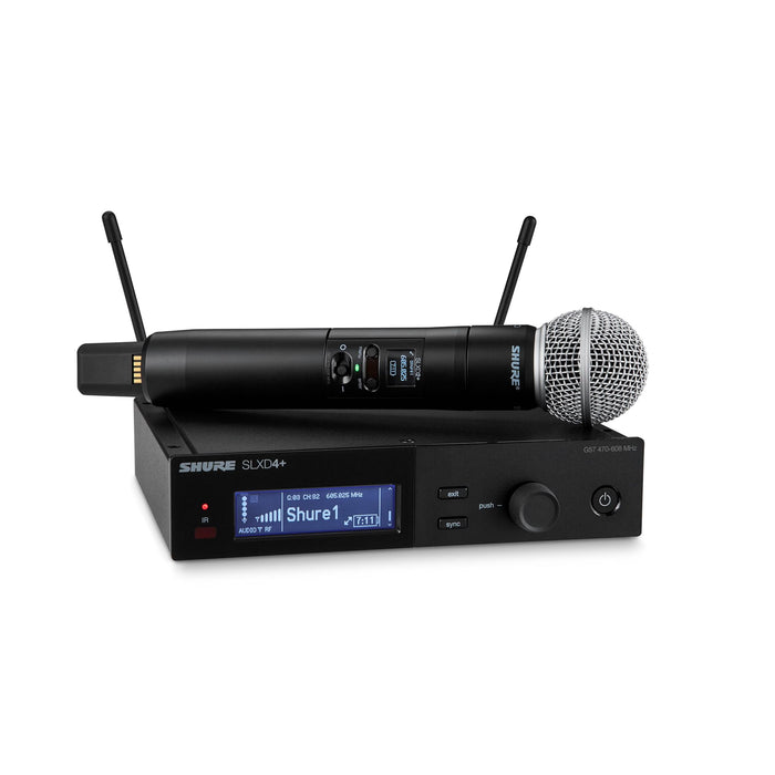 Shure SLXD24+/58 Digital Wireless Handheld Microphone System with SM58 Capsule (G57: 470 to 608 MHz)