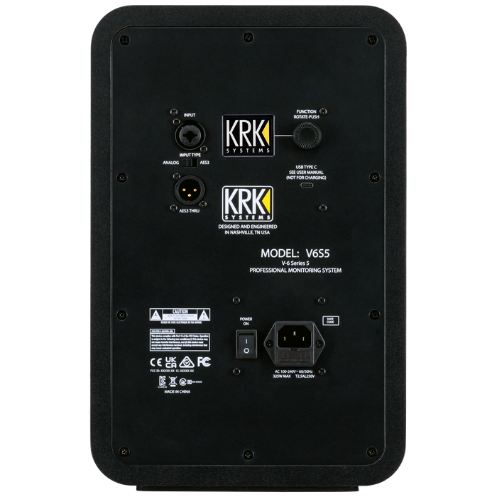 KRK V6S5-NA V6 Series 5 Studio Monitor North America 120V