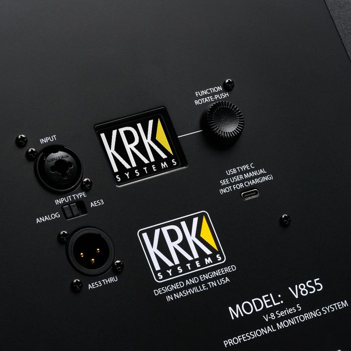 KRK V8S5-NA V8 Series 5 Studio Monitor North America 120V